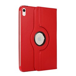 Apple iPad 11th Generation 2025 Zore Rotating Stand Case Red