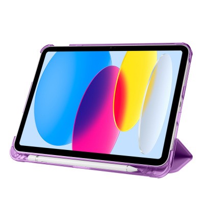 Apple iPad 11th Generation 2025 Zore Smart Cover with Pencil Holder Stand 1-1 Case - 19