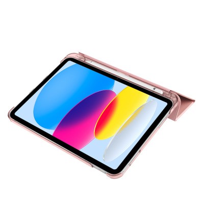 Apple iPad 11th Generation 2025 Zore Smart Cover with Pencil Holder Stand 1-1 Case - 16
