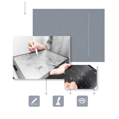 Apple iPad 6 Air 2 Kağıt Hisli Mat Davin Paper Like Tablet Ekran Koruyucu - Thumbnail