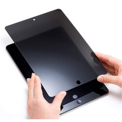 Apple iPad 6 Air 2 Zore Tablet Privacy Temperli Cam Ekran Koruyucu - Thumbnail