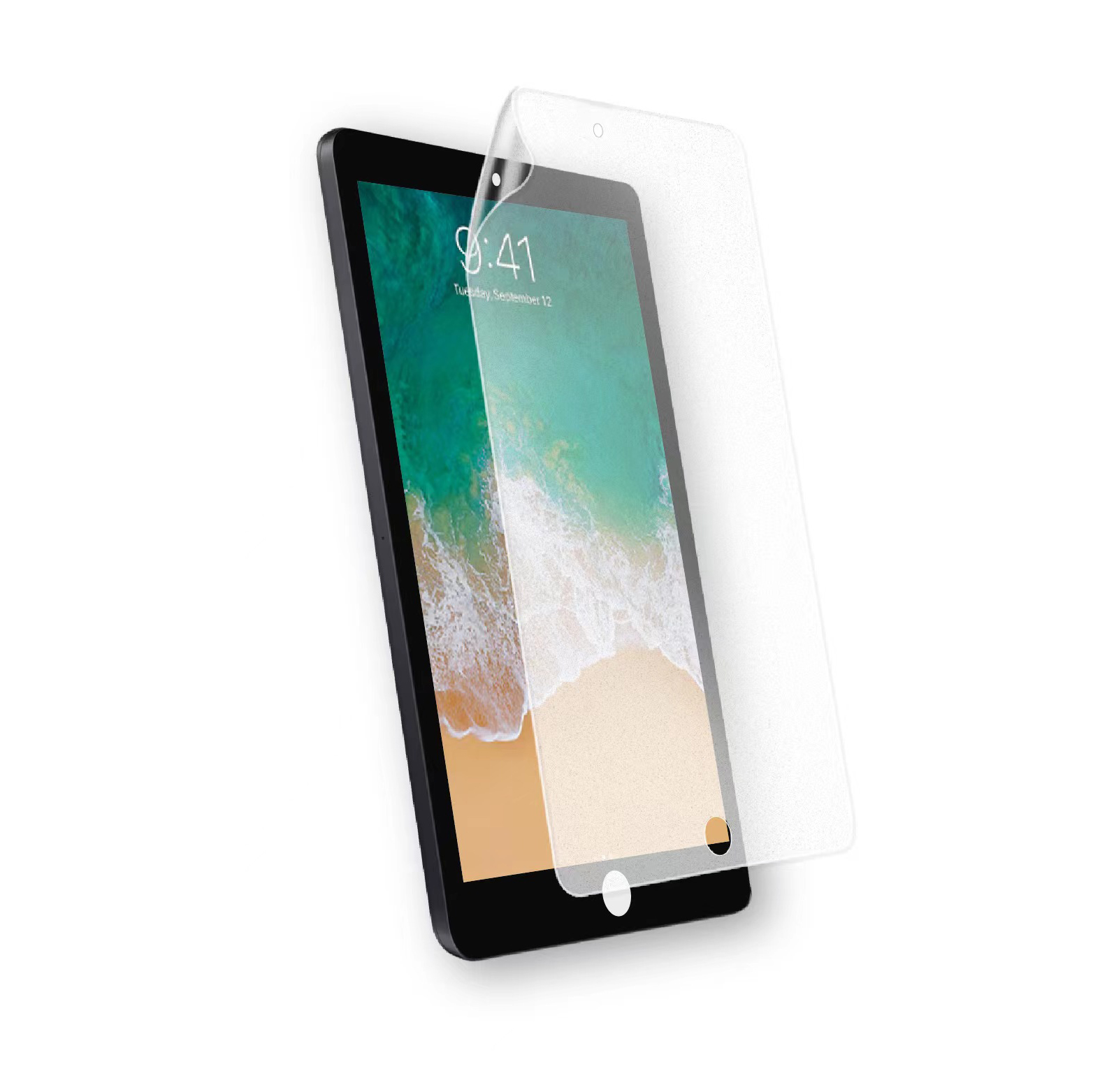 iPad 9.7 2018 (6.Nesil) Kağıt Hisli Mat Uyumlu Davin Paper Like Tablet Ekran Koruyucu-Renksiz
