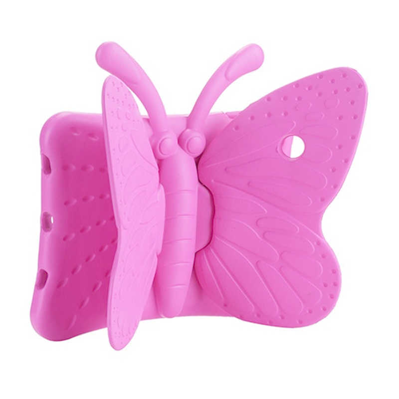 Apple iPad 9.7 2018 (6.Nesil) Zore Butterfly Standlı Tablet Kılıf - Pembe