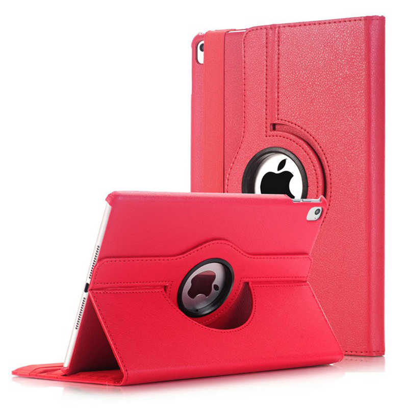 Apple iPad 9.7 2018 (6.Nesil) Zore Dönebilen Standlı Kılıf - Kırmızı