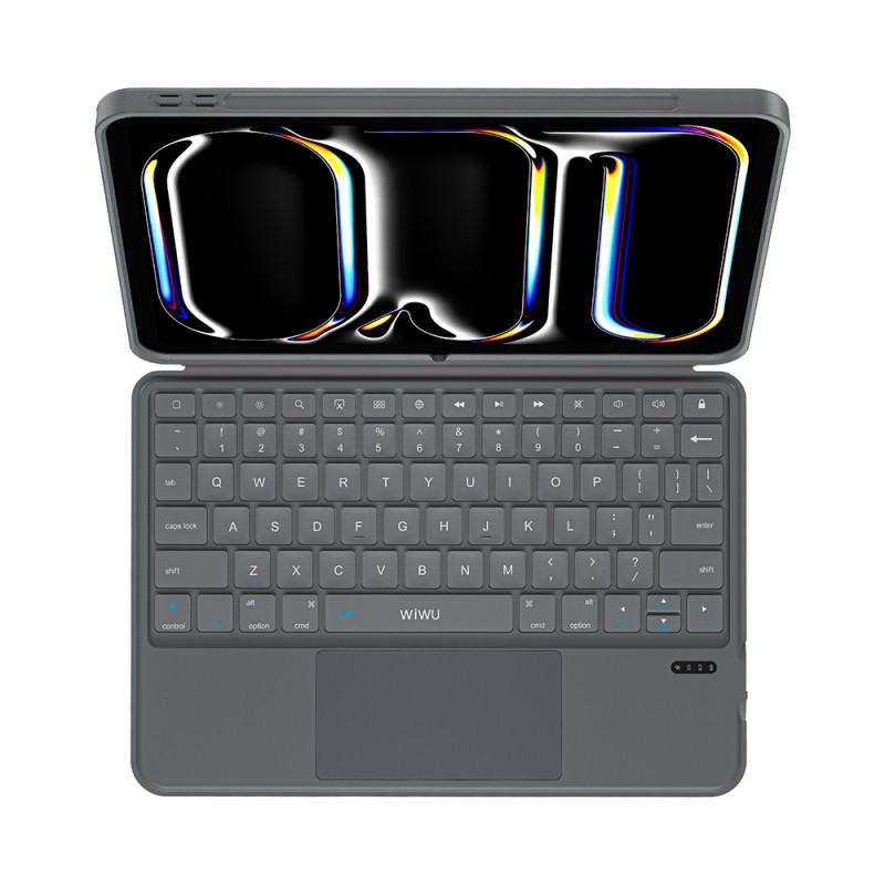 Apple iPad Air 10.9 2020 (4th Generation) Wiwu MK-005 Combo 3-in-1 Case with Stylus Holder, Keyboard and Stand - 3