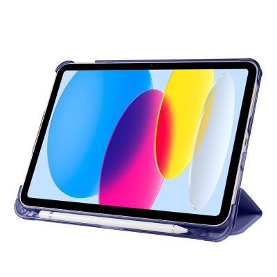 Apple iPad 10.9 2022 (10.Nesil) Zore Smart Cover Kalem Bölmeli Standlı 1-1 Kılıf - 42
