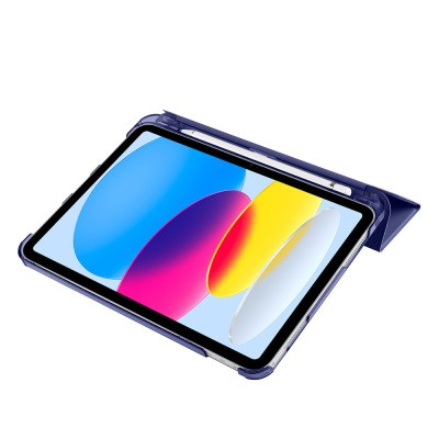 Apple iPad 10.9 2022 (10.Nesil) Zore Smart Cover Kalem Bölmeli Standlı 1-1 Kılıf - 48