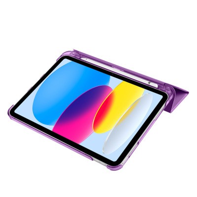 Apple iPad 10.9 2022 (10.Nesil) Zore Smart Cover Kalem Bölmeli Standlı 1-1 Kılıf - 50
