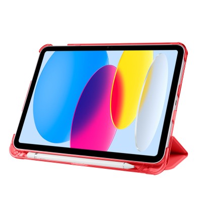 Apple iPad 10.9 2022 (10.Nesil) Zore Smart Cover Kalem Bölmeli Standlı 1-1 Kılıf - 37