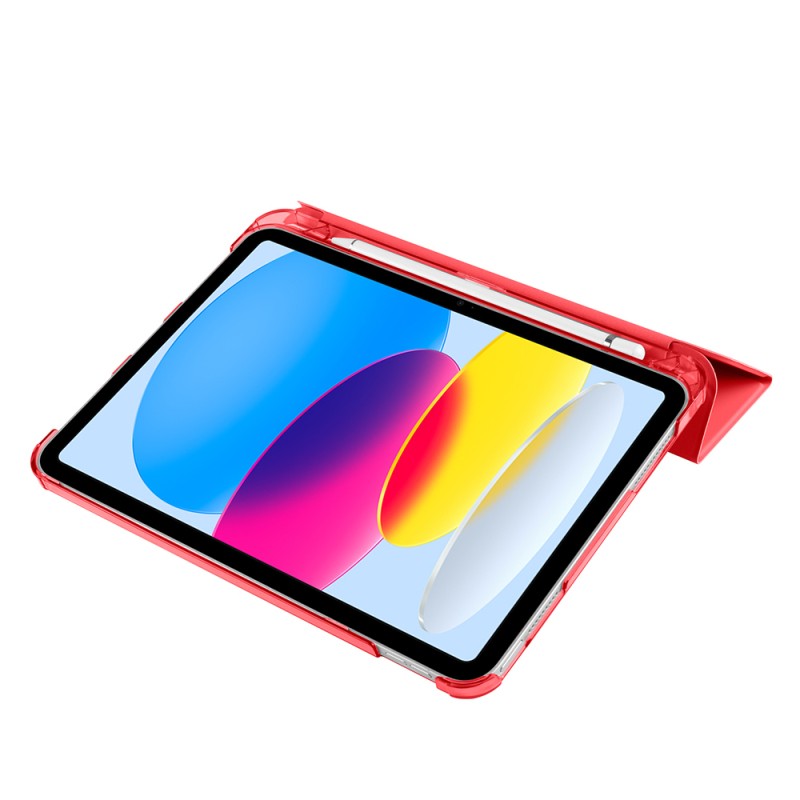 Apple iPad 10.9 2022 (10.Nesil) Zore Smart Cover Kalem Bölmeli Standlı 1-1 Kılıf - 45
