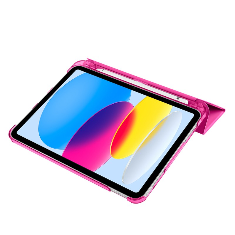 Apple iPad 10.9 2022 (10.Nesil) Zore Smart Cover Kalem Bölmeli Standlı 1-1 Kılıf - 52
