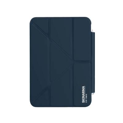 Apple iPad Air 10.9 2022 (5.Nesil) Kılıf SkinArma Kalemlikli Arkası Şeffaf Standlı Magnetik Taihi Sora Kılıf - Skinarma