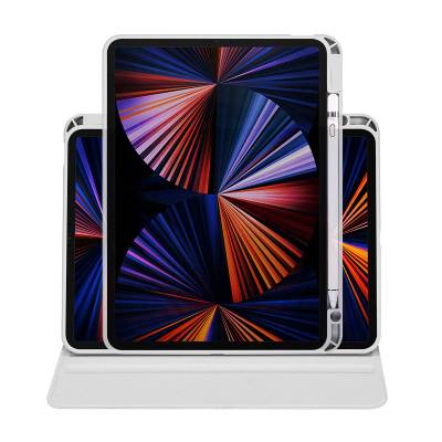 Apple iPad Air 10.9 2022 (5.Nesil) Kılıf Zore Termik Kalem Bölmeli Dönebilen Standlı Kılıf - 7
