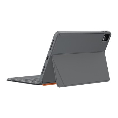Apple iPad Air 10.9 2022 (5.Nesil) Wiwu MK-005 Combo 3in1 Kalem Bölmeli Klavyeli Standlı Kılıf - 7