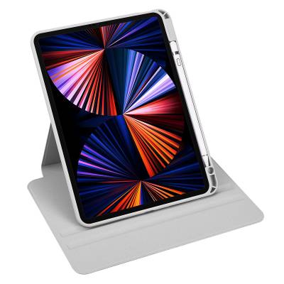 Apple iPad Air 10.9 2022 (5th Generation) Case Zore Thermal Pencil Case with Rotatable Stand - 4