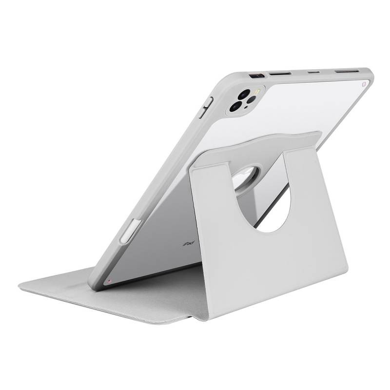 Apple iPad Air 10.9 2022 (5th Generation) Case Zore Thermal Pencil Case with Rotatable Stand - 8