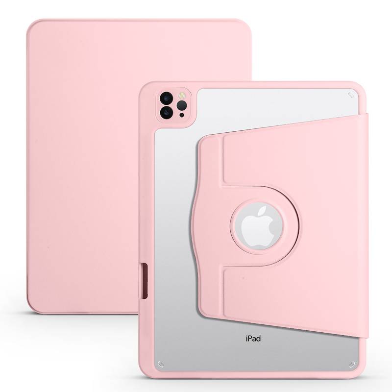 Apple iPad Air 10.9 2022 (5th Generation) Case Zore Thermal Pencil Case with Rotatable Stand - 14