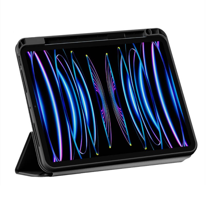 Apple iPad Air 10.9 2022 (5th Generation) Wiwu Magnetic Protective Tablet Case with 360° Rotatable Stand - 4