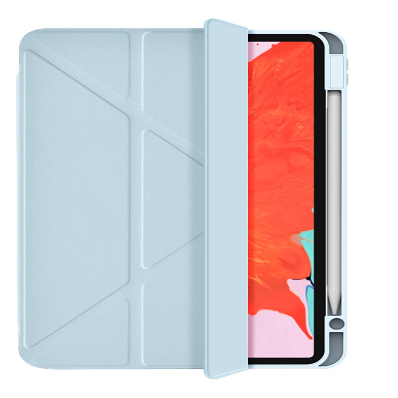Apple iPad Air 10.9 2022 (5th Generation) Wiwu Magnetic Protective Tablet Case with 360° Rotatable Stand - 8
