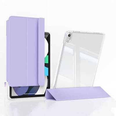​Apple iPad Air 11 2024 Kılıf Magnetik Ayrılabilen Airbagli Zore Sliding Tablet Kılıfı - Zore