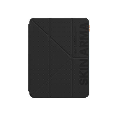 Apple iPad Air 11 2024 Kılıf SkinArma Kabartma Baskı Tasarımlı 360 Tam Koruma Arkası Şeffaf Standlı Gamma Kılıf - 2