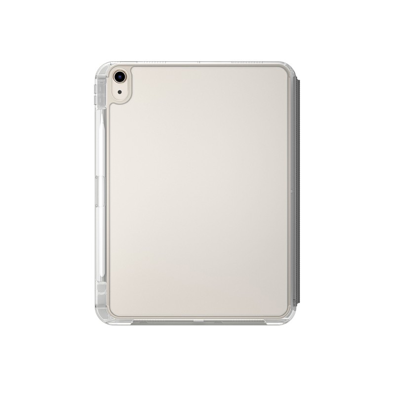Apple iPad Air 11 2024 Kılıf Skinarma Kalemlikli Arkası Şeffaf Standlı Magnetik Zeta Kılıf - 5