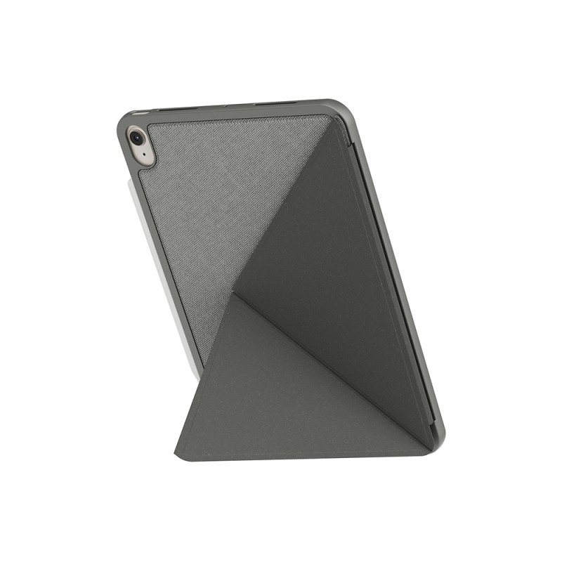 Apple iPad Air 11 2024 Kılıf Skinarma Kalemlikli Dokulu Tasarım Standlı Magnetik Trilon Kılıf - 6