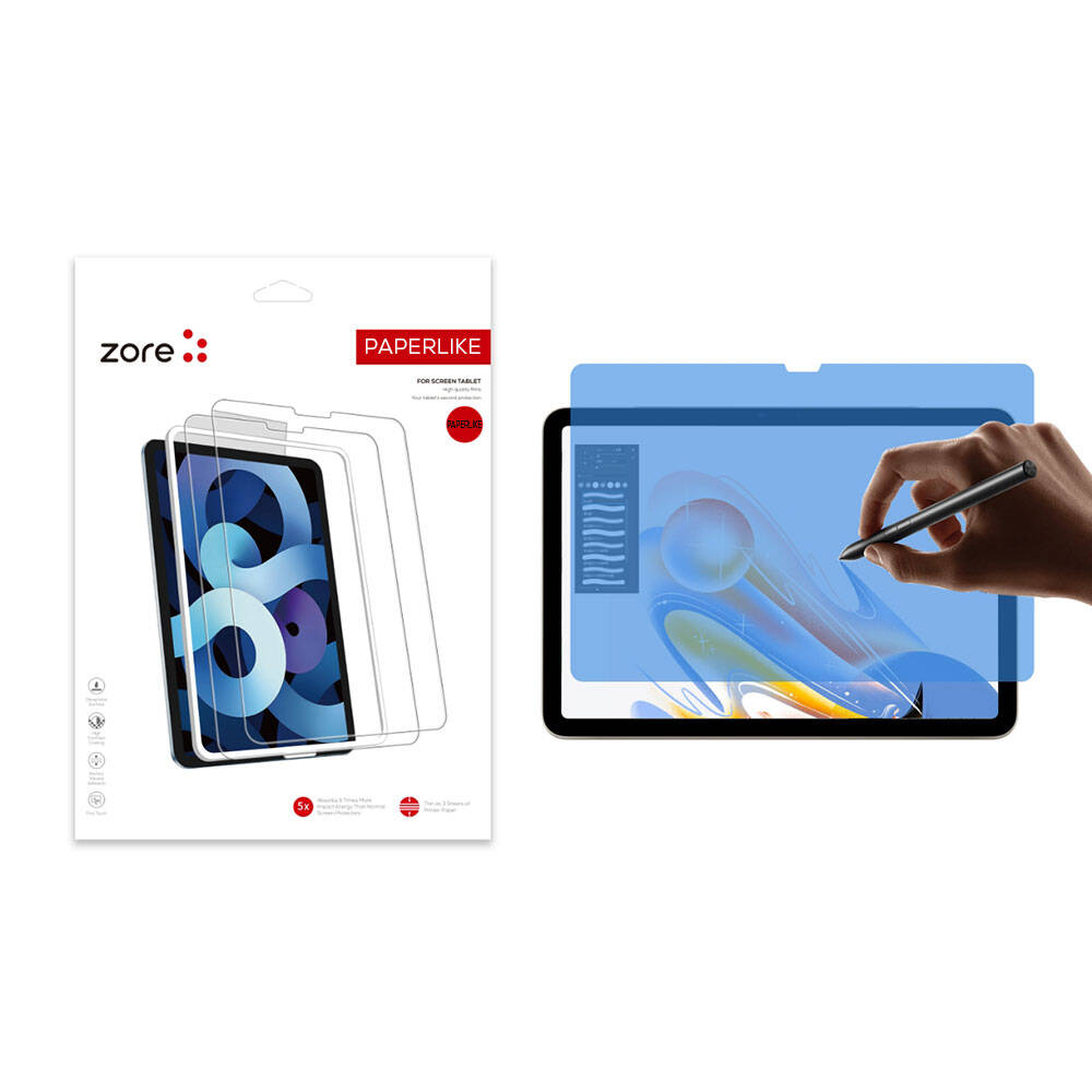 iPad Air 11 2024 Uyumlu NXXA Paper-Like Ekran Koruyucu-Şeffaf