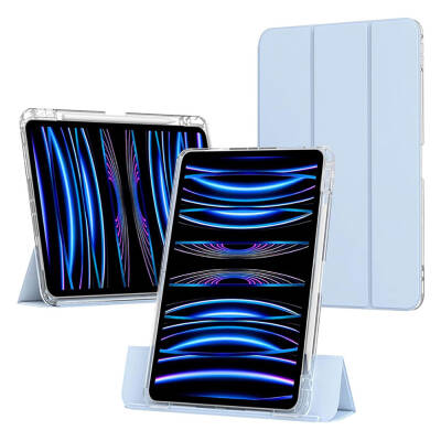 Apple iPad Air 11 2025 M3 Case Magnetic Detachable Airbag Zore Sliding Tablet Case - 13