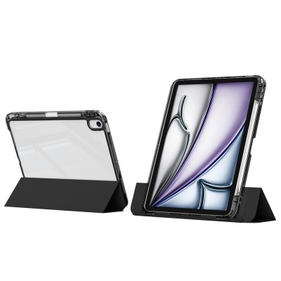 Apple iPad Air 11 2025 M3 Case Magnetic Detachable Airbag Zore Sliding Tablet Case - 38