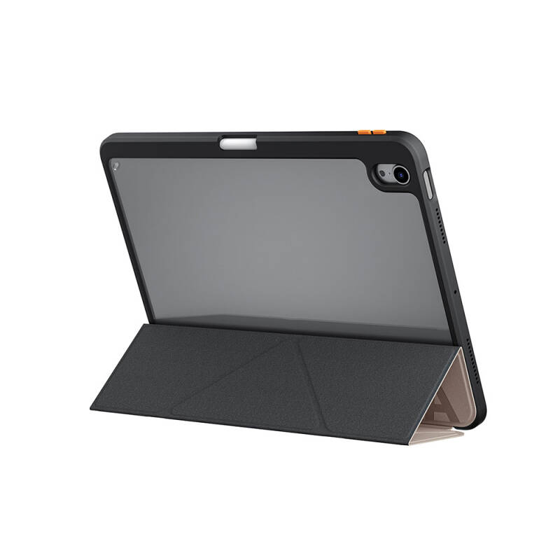 Apple iPad Air 11 2025 M3 Case SkinArma Embossed Print Design 360 Full Protection Transparent Back Stand Gamma Case - 8