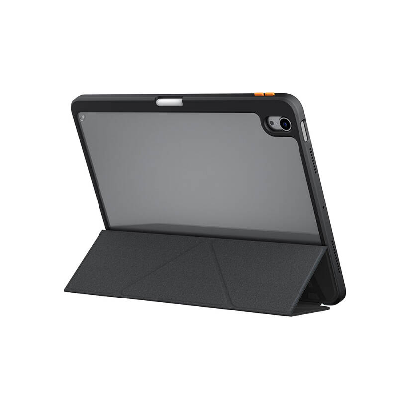 Apple iPad Air 11 2025 M3 Case SkinArma Embossed Print Design 360 Full Protection Transparent Back Stand Gamma Case - 11