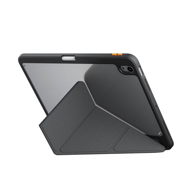 Apple iPad Air 11 2025 M3 Case SkinArma Embossed Print Design 360 Full Protection Transparent Back Stand Gamma Case - 15