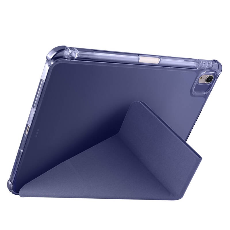 Apple iPad Air 11 2025 M3 Case Zore Tri Folding Stand Case with Pencil Compartment - 21