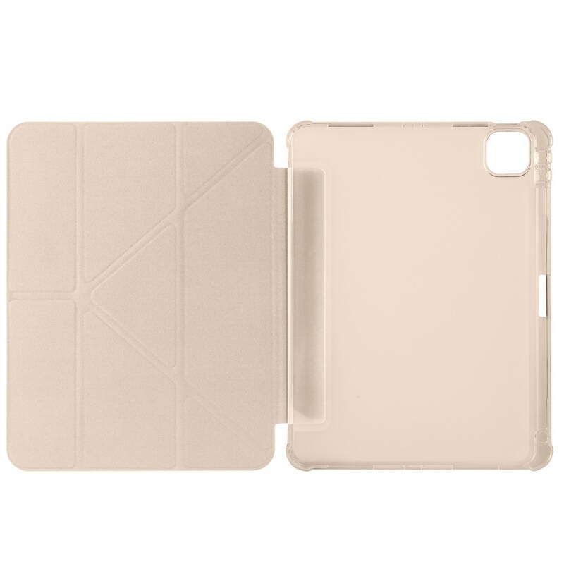 Apple iPad Air 11 2025 M3 Case Zore Tri Folding Stand Case with Pencil Compartment - 37