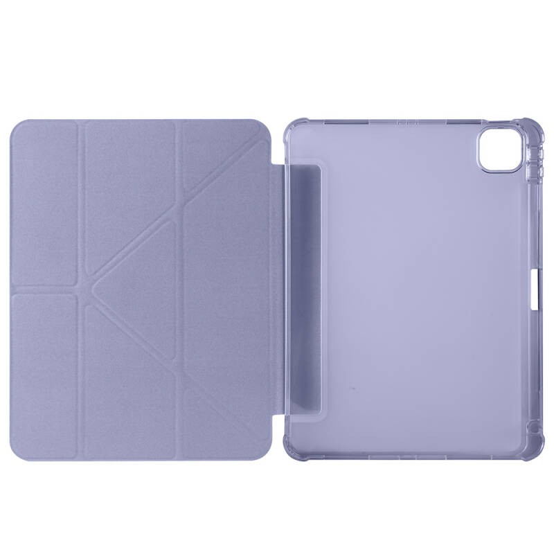 Apple iPad Air 11 2025 M3 Case Zore Tri Folding Stand Case with Pencil Compartment - 42
