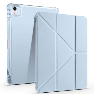 Apple iPad Air 11 2025 M3 Case Zore Tri Folding Stand Case with Pencil Compartment - 16