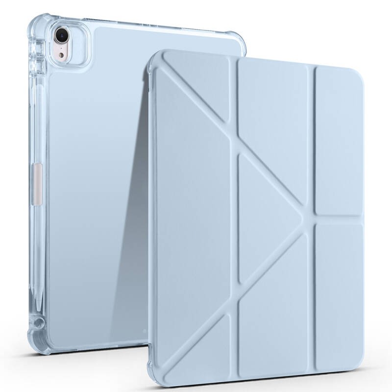 Apple iPad Air 11 2025 M3 Case Zore Tri Folding Stand Case with Pencil Compartment - 16