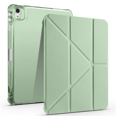 Apple iPad Air 11 2025 M3 Case Zore Tri Folding Stand Case with Pencil Compartment - 18