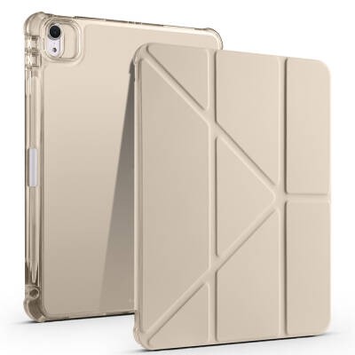 Apple iPad Air 11 2025 M3 Case Zore Tri Folding Stand Case with Pencil Compartment - 11