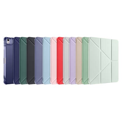 Apple iPad Air 11 2025 M3 Case Zore Tri Folding Stand Case with Pencil Compartment - 44