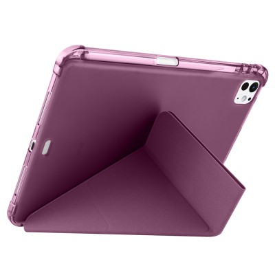 Apple iPad Air 11 2025 M3 Case Zore Tri Folding Stand Case with Pencil Compartment - 10