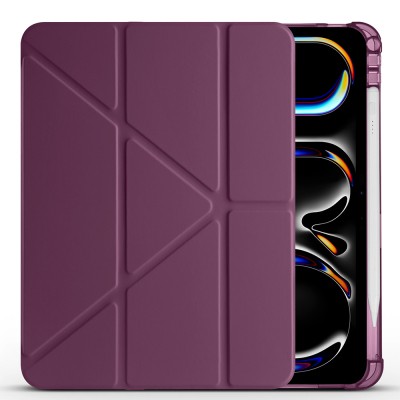 Apple iPad Air 11 2025 M3 Case Zore Tri Folding Stand Case with Pencil Compartment - 4