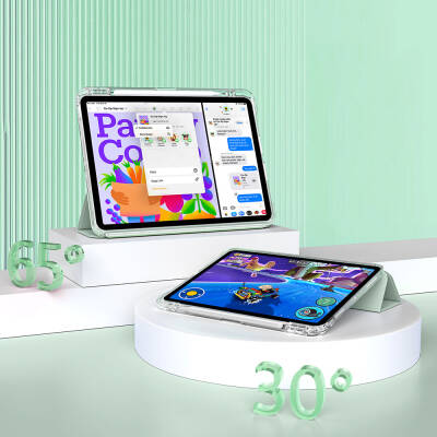Apple iPad Air 11 2025 M3 Kılıf Magnetik Ayrılabilen Airbagli Zore Sliding Tablet Kılıfı - 22