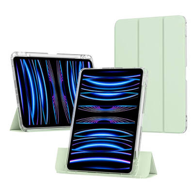 Apple iPad Air 11 2025 M3 Kılıf Magnetik Ayrılabilen Airbagli Zore Sliding Tablet Kılıfı - 14