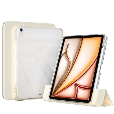 Apple iPad Air 11 2025 M3 Kılıf Magnetik Ayrılabilen Airbagli Zore Sliding Tablet Kılıfı - 10