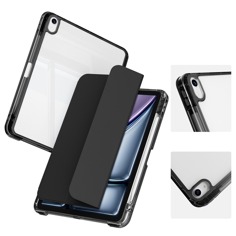 Apple iPad Air 11 2025 M3 Kılıf Magnetik Ayrılabilen Airbagli Zore Sliding Tablet Kılıfı - 29