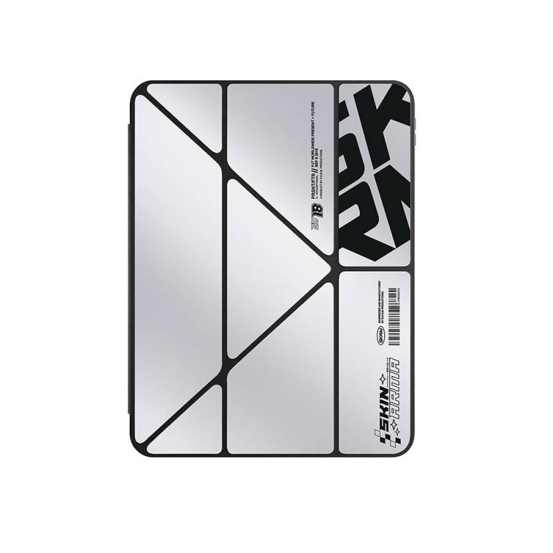 Apple iPad Air 11 2025 M3 Kılıf SkinArma Holografik Tasarımlı Arkası Şeffaf Çıkarılabilir Magnetik Kira Kobai Kılıf - 4