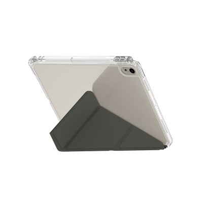 Apple iPad Air 11 2025 M3 Kılıf Skinarma Kalemlikli Arkası Şeffaf Standlı Magnetik Zeta Kılıf - 6