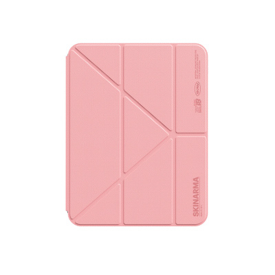 Apple iPad Air 11 2025 M3 Kılıf Skinarma Kalemlikli Arkası Şeffaf Standlı Magnetik Zeta Kılıf - Skinarma